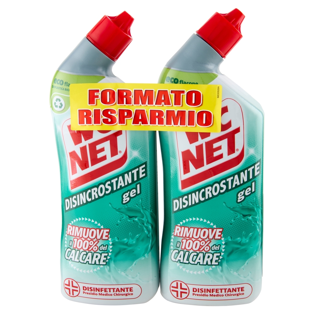 Wc Net - Disincrostante gel, 2 x 700 ml